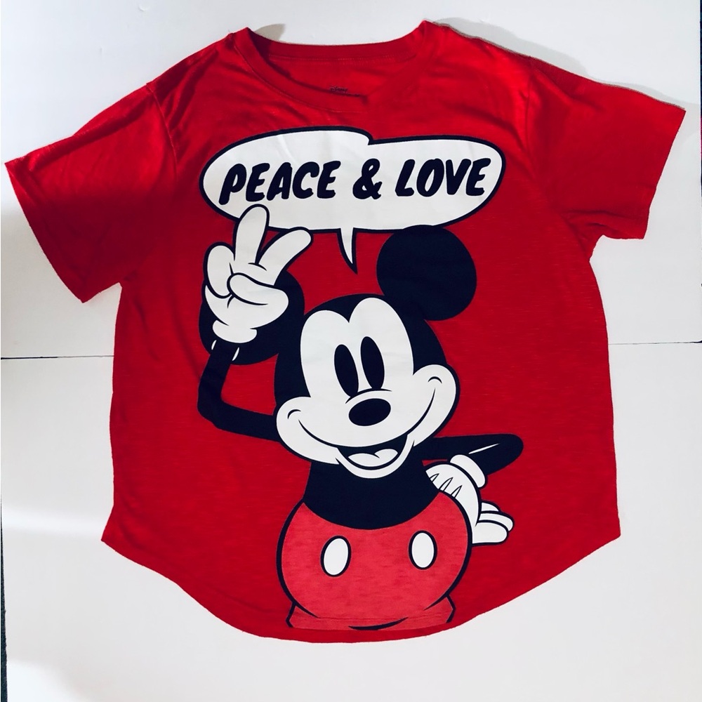 Women’s/Girls Disney Mickey Mouse Bold Red Apparel